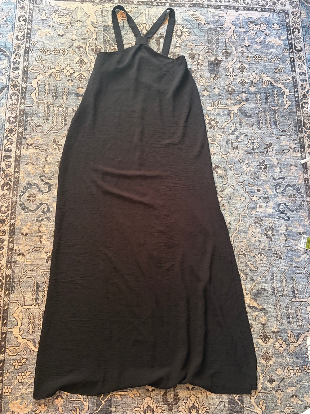 Aqua XS Black Maxi Dress
